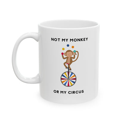 ESD Not My Monkey Ceramic Mug