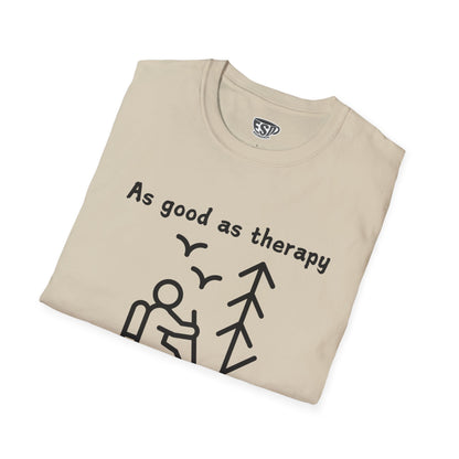 Hiking As Good As Therapy Unisex T-Shirt