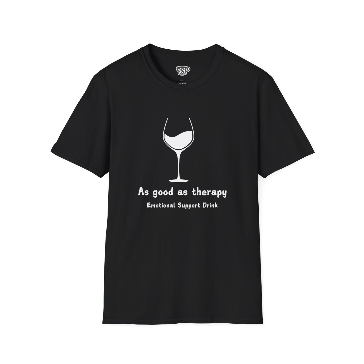 Wine As Good As Therapy Unisex T-Shirt