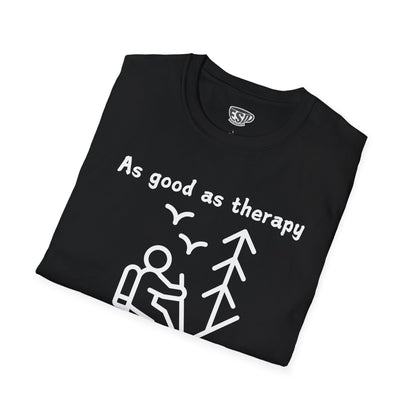 Hiking As Good As Therapy Unisex T-Shirt