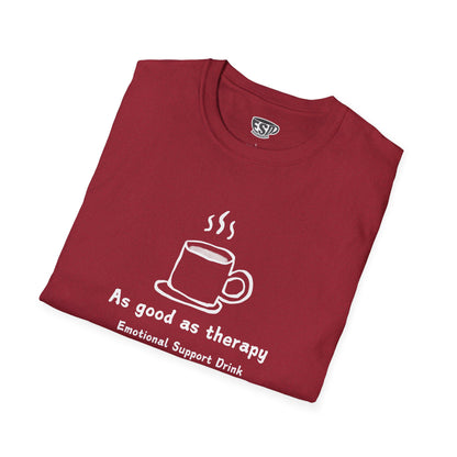 Coffee As Good As Therapy Unisex T-Shirt