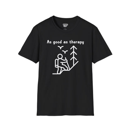 Hiking As Good As Therapy Unisex T-Shirt