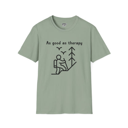 Hiking As Good As Therapy Unisex T-Shirt