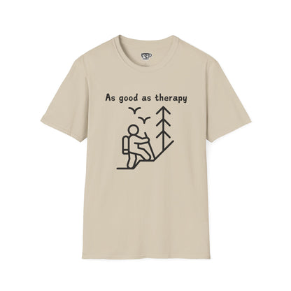 Hiking As Good As Therapy Unisex T-Shirt