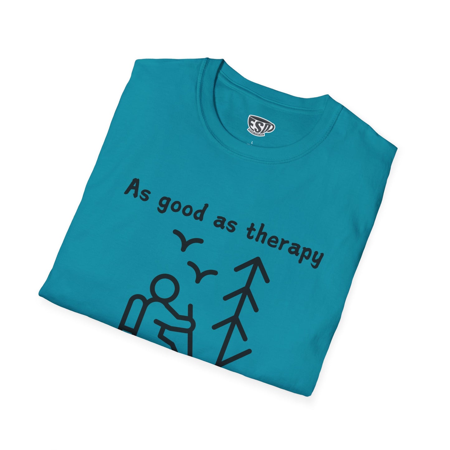 Hiking As Good As Therapy Unisex T-Shirt