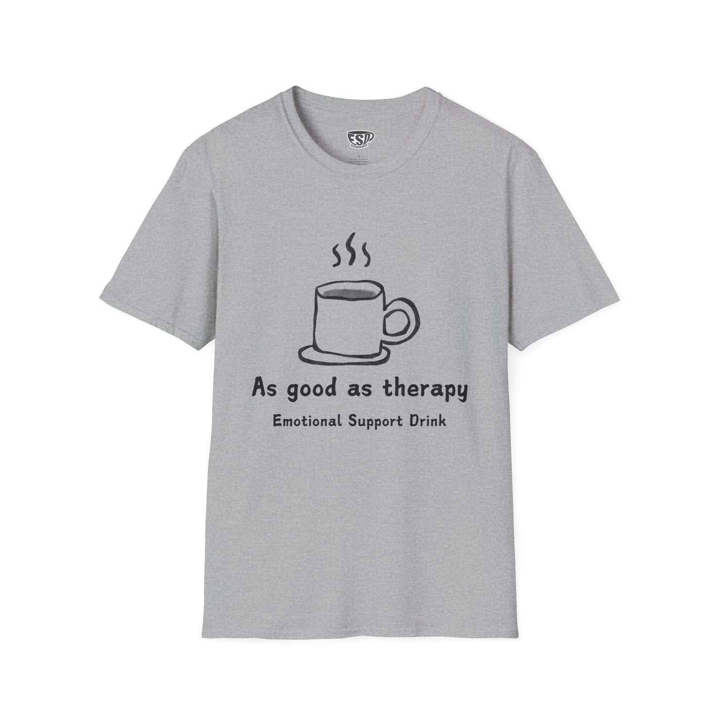 Coffee As Good As Therapy Unisex T-Shirt