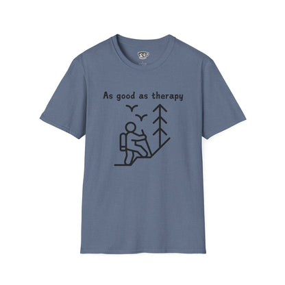 Hiking As Good As Therapy Unisex T-Shirt